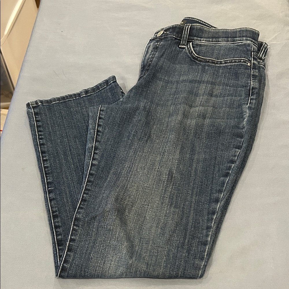 Lee Medium Wash Blue Straight Leg Jeans